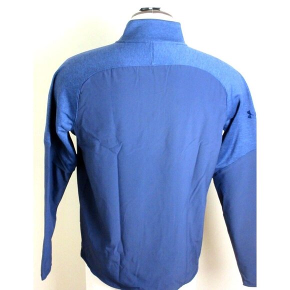 Under Armour Men's Cold Gear Qualifier Quarter zipper PO Jacket Navy Blue NWT - Picture 6 of 6